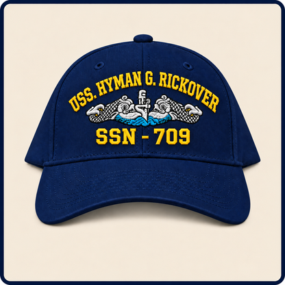 USS HYMAN G. RICKOVER SSN-709 HAT approved boat mockup