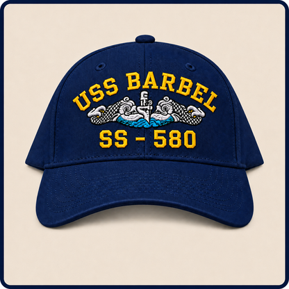 USS BARBEL SS-580 HAT approved boat mockup