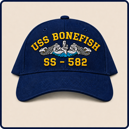 USS BONEFISH SS-582 HAT approved boat mockup