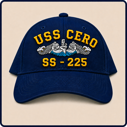 USS CERO SS-225 HAT approved boat mockup