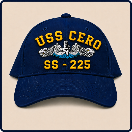 USS CERO SS-225 HAT approved boat mockup