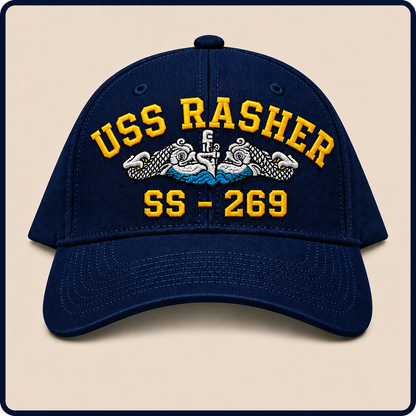 USS RASHER SS-269 HAT approved boat mockup