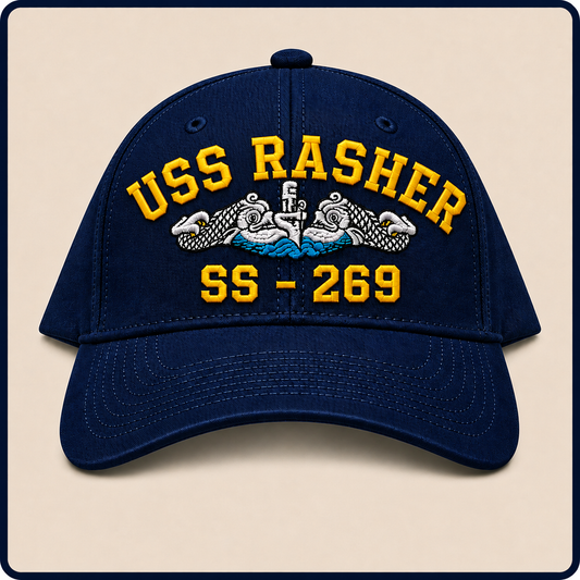 USS RASHER SS-269 HAT approved boat mockup