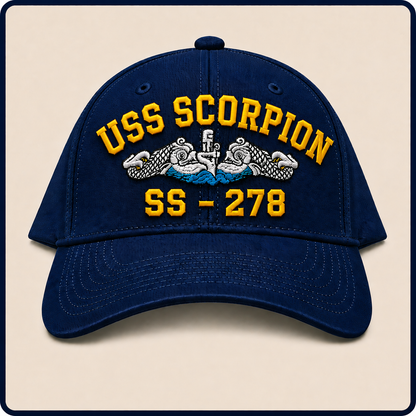 USS SCORPION SS-278 HAT approved boat mockup