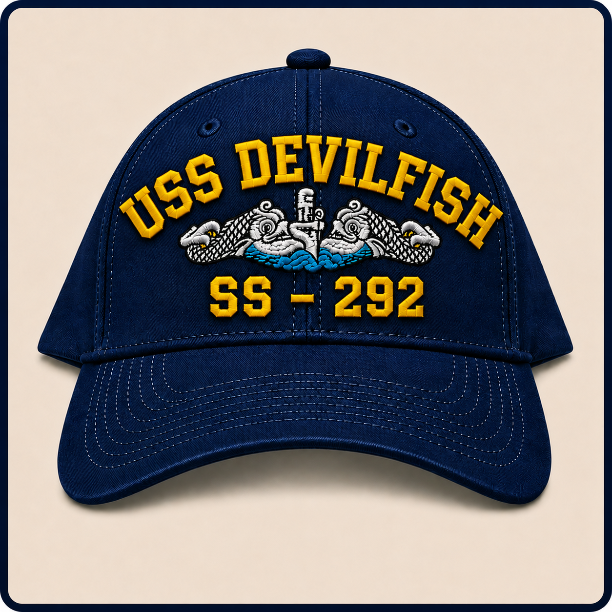 USS DEVILFISH SS-292 HAT approved boat mockup