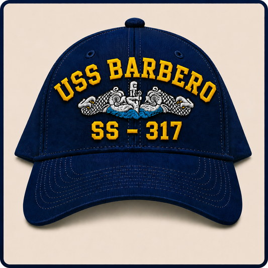USS BARBERO SS-317 HAT approved boat mockup