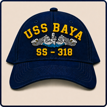 USS BAYA SS-318 HAT approved boat mockup