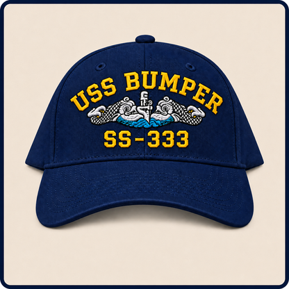 USS BUMPER SS-333 HAT approved boat mockup