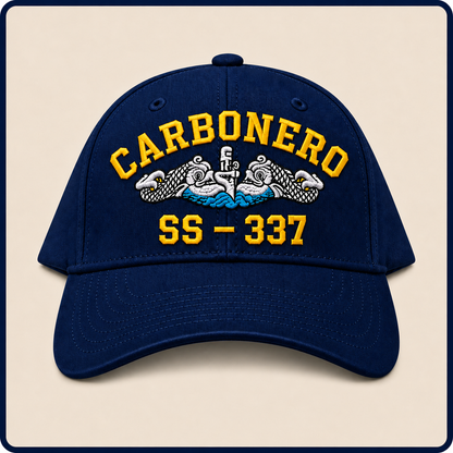 USS CARBONERO SS-337 HAT approved boat mockup