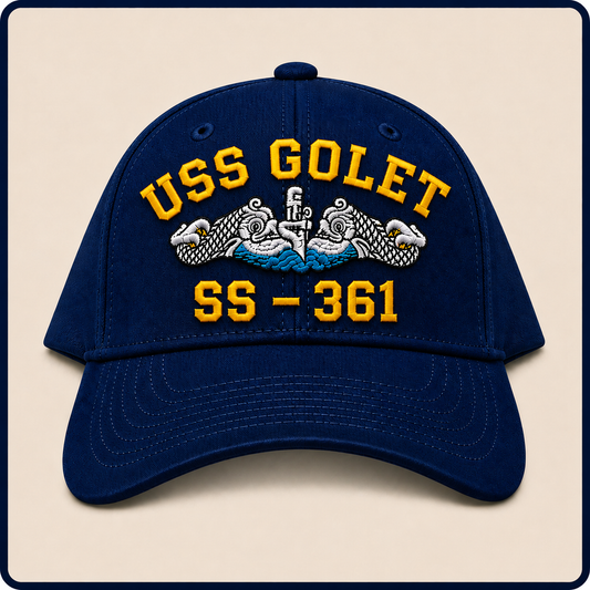 USS GOLET SS-361 HAT approved boat mockup