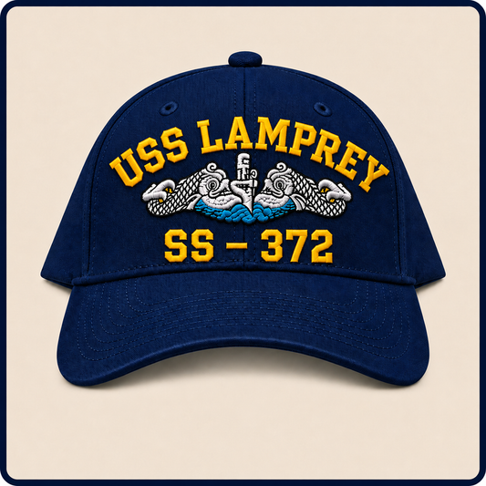 USS LAMPREY SS-372 HAT approved boat mockup
