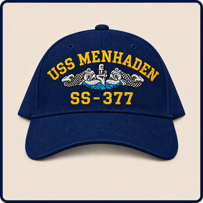 USS MENHADEN SS-377 HAT approved boat mockup