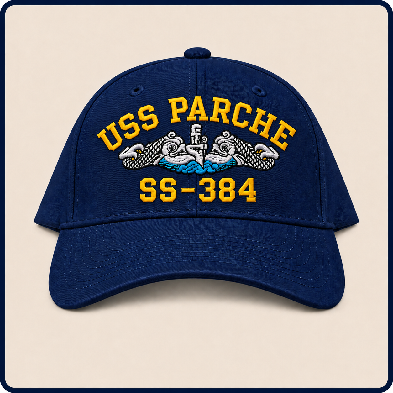 USS PARCHIE SS-384 HAT approved boat mockup