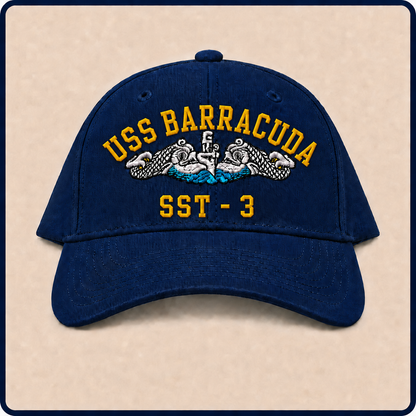USS BARRACUDA SST-3 HAT approved boat mockup
