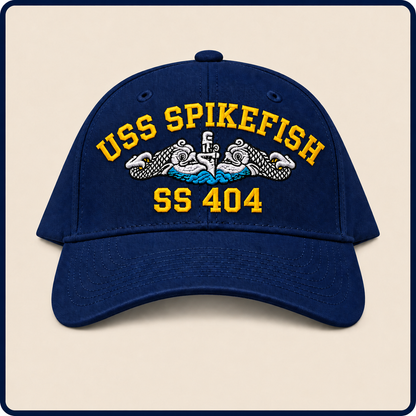 USS SPIKE FISH SS-404 HAT approved boat mockup