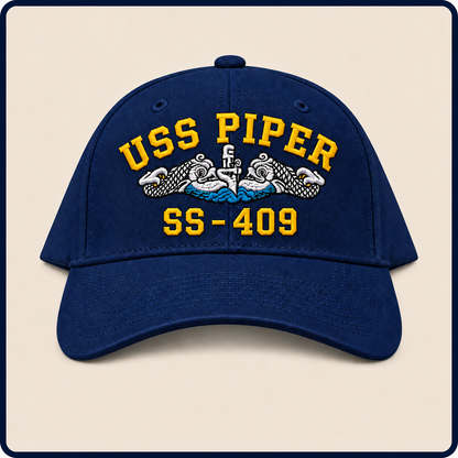 USS PIPER SS-409 HAT approved boat mockup