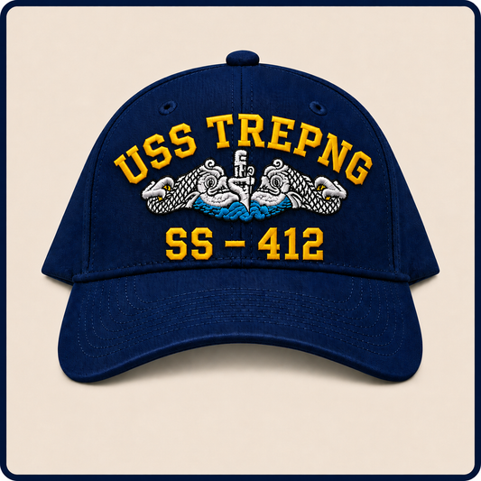 USS TREPNG SS-412 HAT approved boat mockup