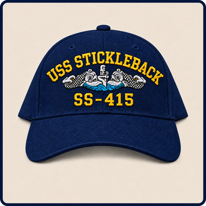 USS STICKLEBACK SS-415 HAT approved boat mockup