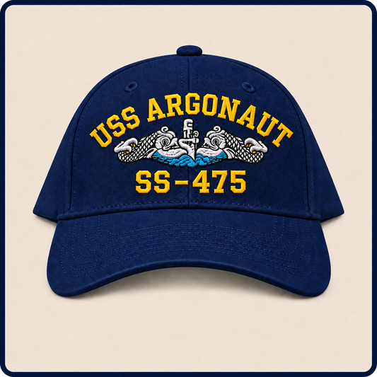 USS ARGONAUT SS-475 HAT approved boat mockup