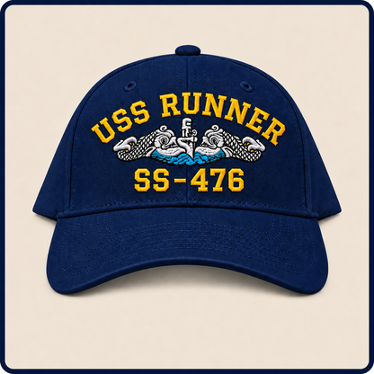 USS RUNNER SS-476 HAT approved boat mockup