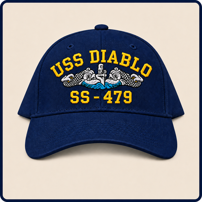 USS DIABLO SS-479 HAT approved boat mockup