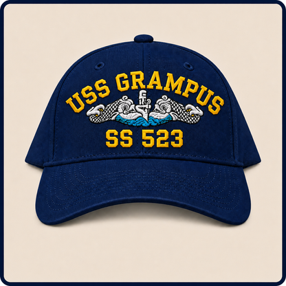 USS GRAMPUS SS-523 HAT approved boat mockup