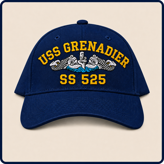 USS GRENADIER SS-525 HAT approved boat mockup