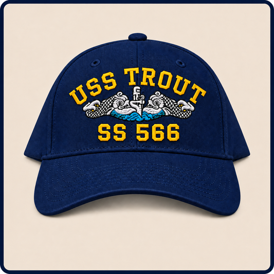 USS TROUT SS-566 HAT approved boat mockup