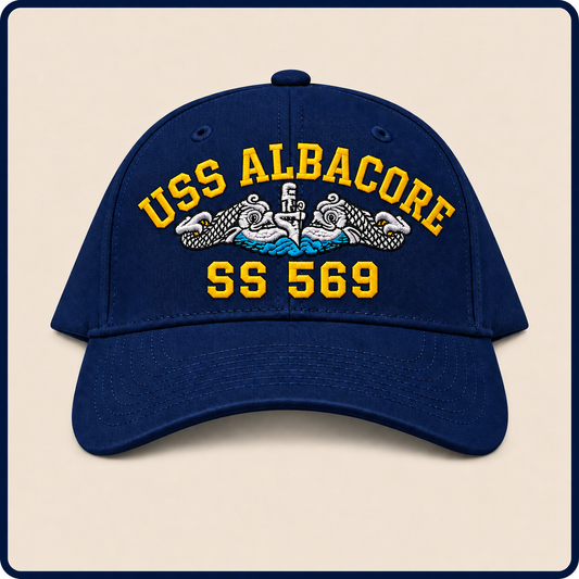 USS ALBACORE SS-569 HAT approved boat mockup