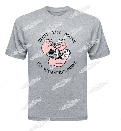 Silent Fast Deadly US Submarine Force POPEYE Clothing