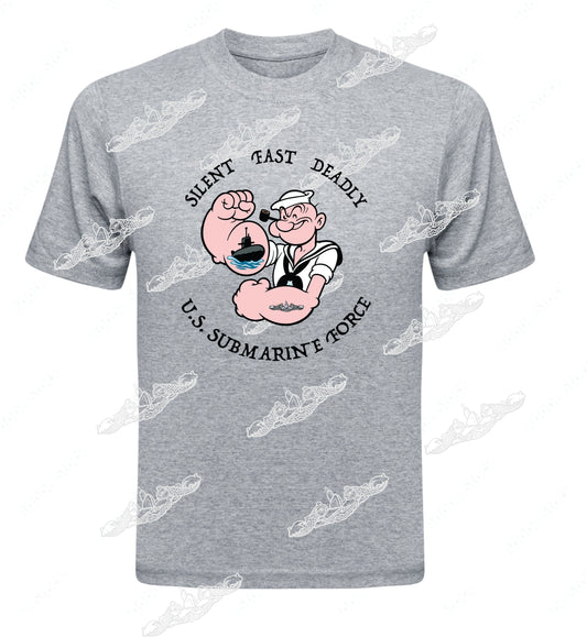 Silent Fast Deadly US Submarine Force POPEYE Clothing