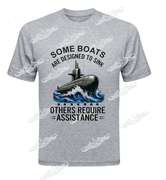 Some Boats Are Designed To Sink SUBMARINE & Waves : Clothing