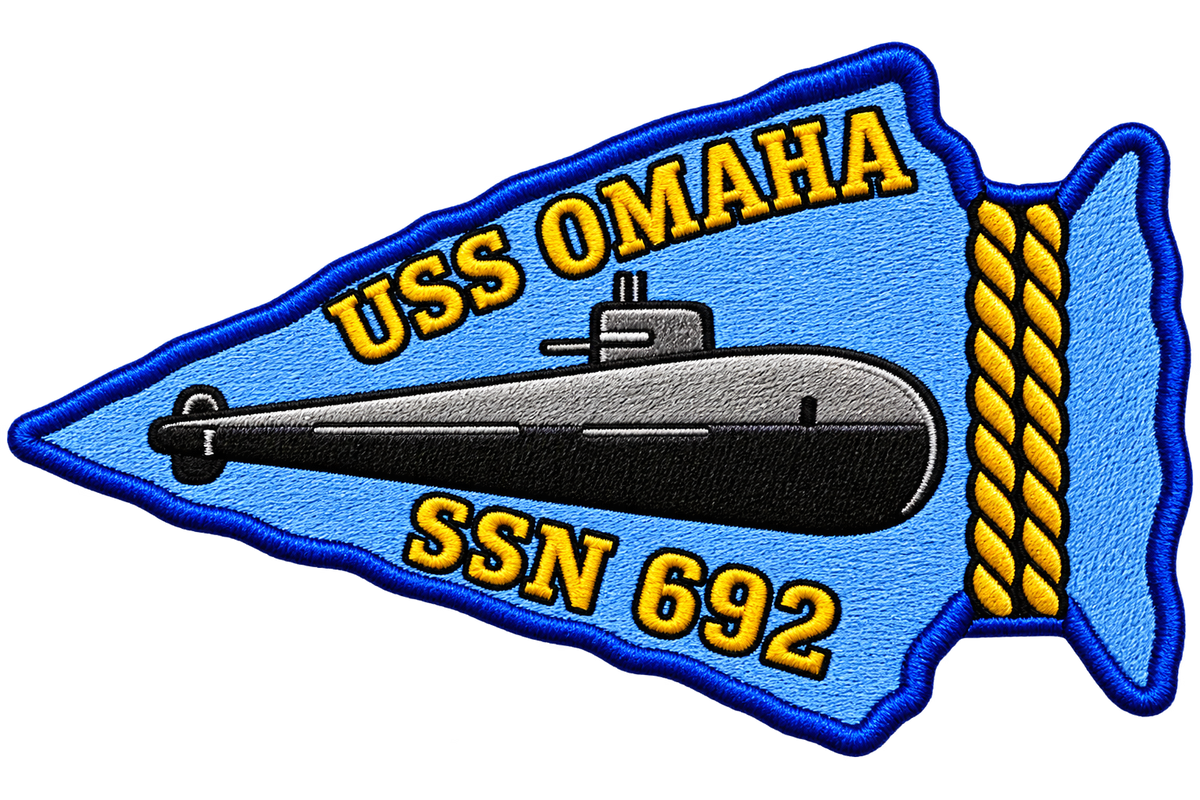 USS OMAHA SSN 692 PATCH