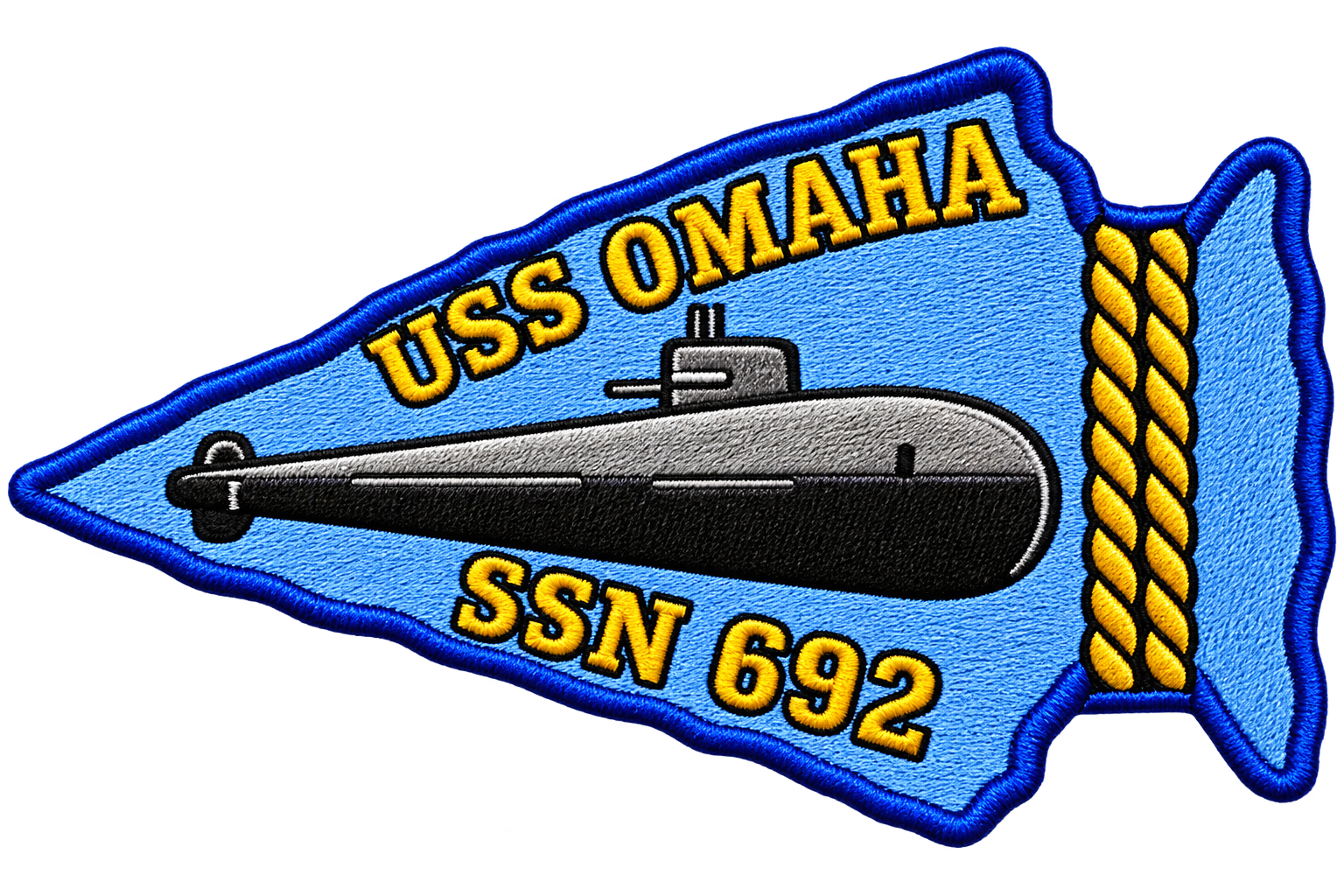 USS OMAHA SSN 692 PATCH
