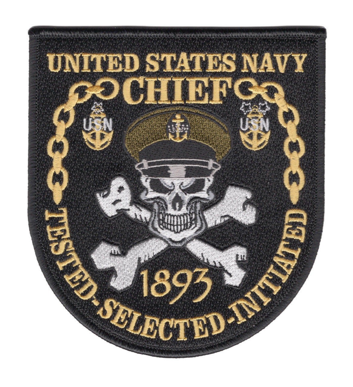 US Navy Chief PATCH   Tested Selected Initiated