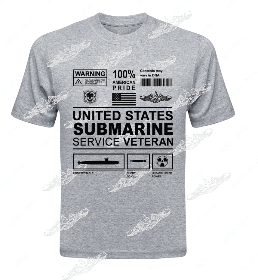 Warning Label For Submariners ; Clothing