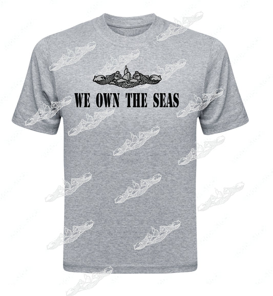 We Own The Seas TEXT & Dolphin ; Clothing