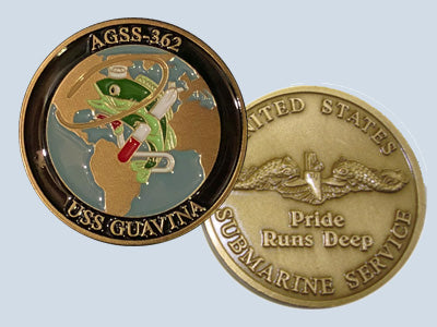 USS Guavina AGSS 362 Challenge Coin