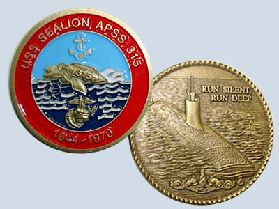 USS Sealion APSS 315 Challenge Coin