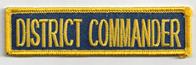 District Commander PATCH