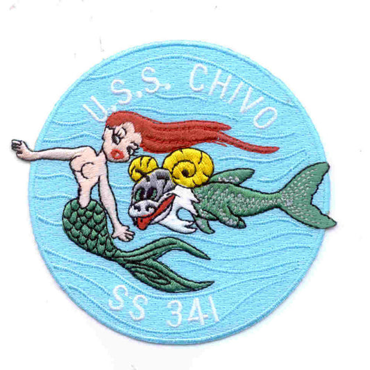 USS Chivo SS 341 PATCH Mermaid
