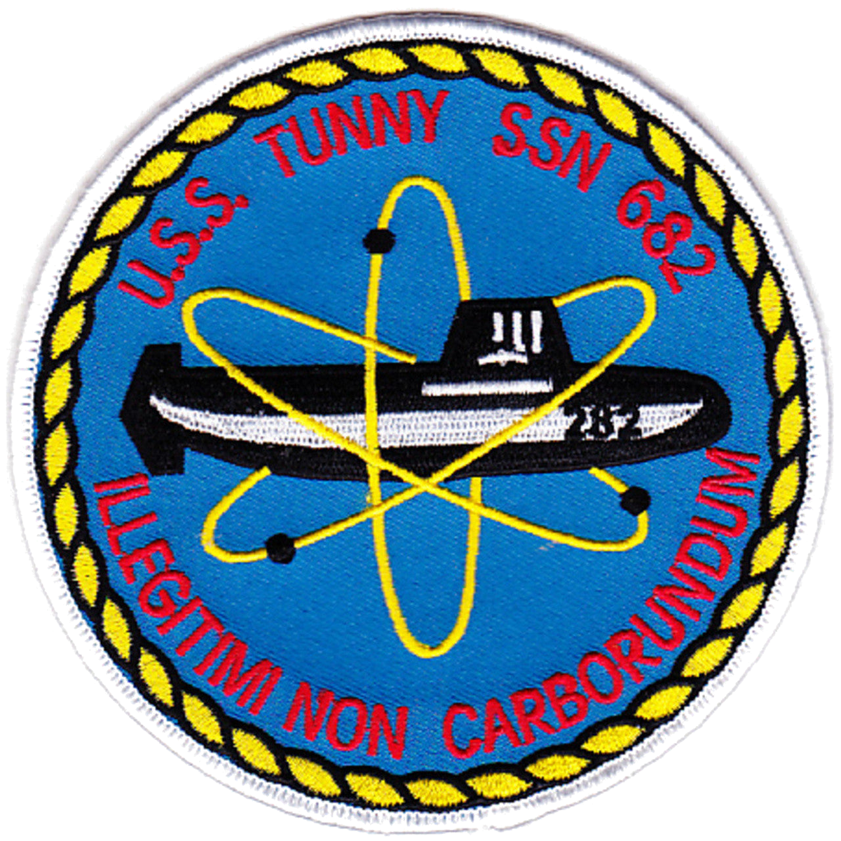 USS TUNNY SSN 682 PATCH