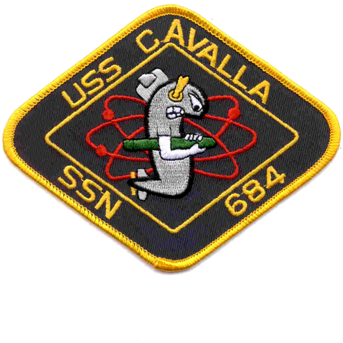 USS CAVALLA SSN 684 PATCH