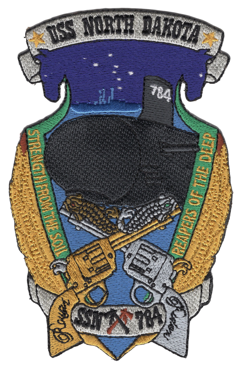 USS NORTH DAKOTA SSN 784 PATCH