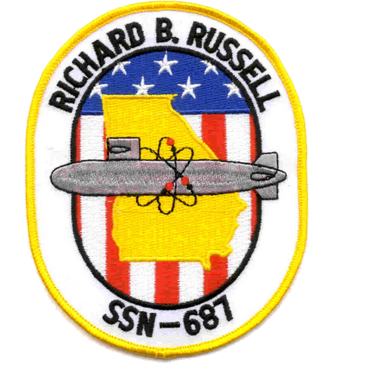 USS RICHARD B RUSSELL SSN 681 PATCH collection thumbnail