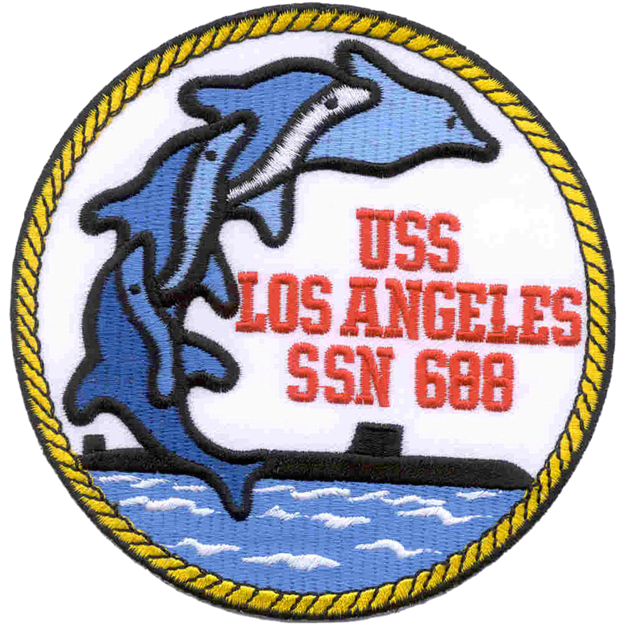 USS LOS ANGELES SSN 688 PATCH