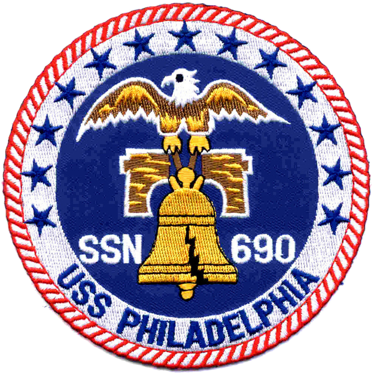 USS PHILADELPHIA SSN 690 PATCH