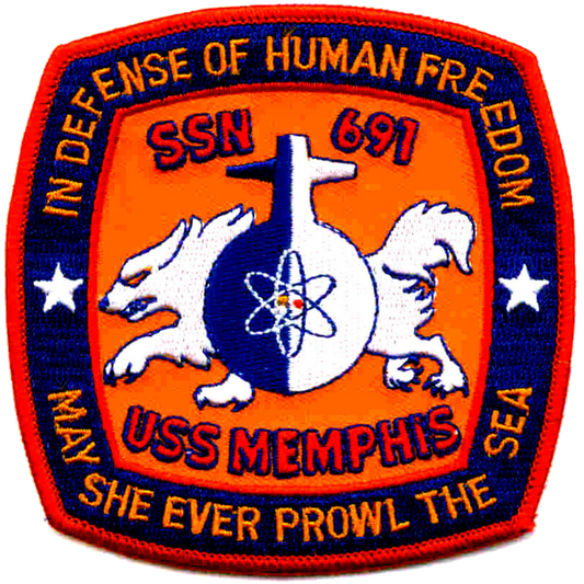 USS MEMPHIS SSN 691 PATCH collection thumbnail