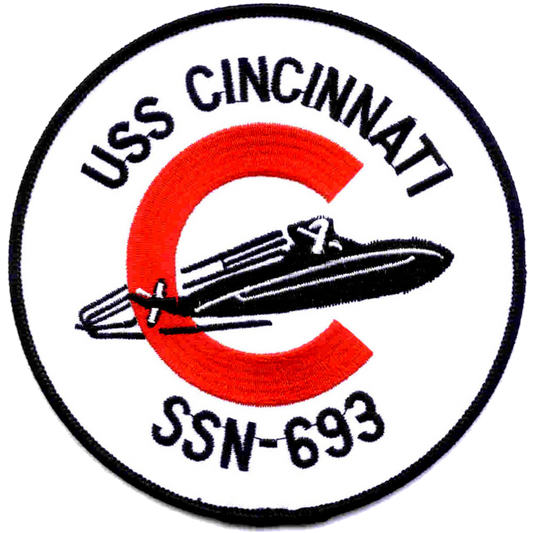 USS CINCINNATI SSN 693 PATCH collection thumbnail