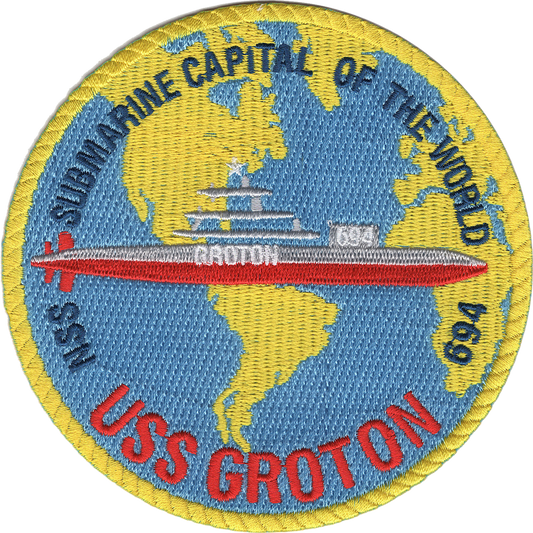 USS GROTON SSN 694 PATCH collection thumbnail